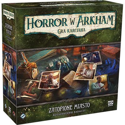 Horror w Arkham: Gra Karciana - Zatopione miasto - Rozszerzenie badaczy