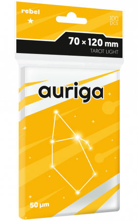 Koszulki na karty Rebel (70x120 mm) Auriga Light, 100 sztuk