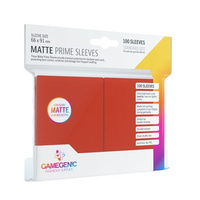 Matte Prime CCG Sleeves - Red (100 szt)