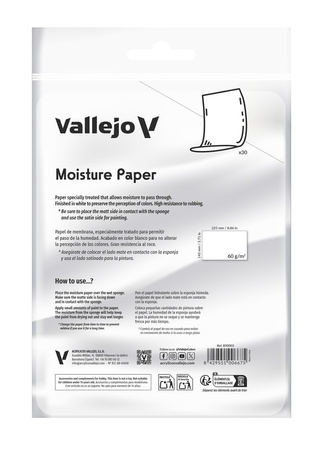 Vallejo: Moisture Paper