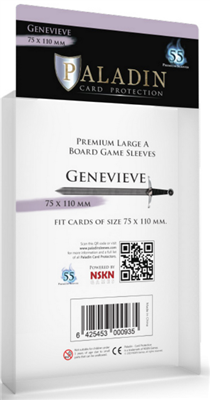 PALADIN SLEEVES - GENEVIEVE PREMIUM LARGE A 75X110MM (55 SLEEVES)