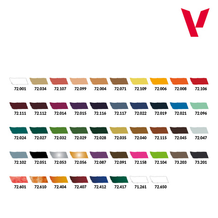 Vallejo Game Color Inspiration Color Set - Zestaw 48 farb