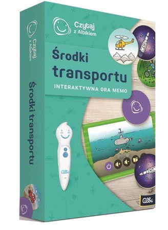 Środki transportu - interaktywna gra memo ALBIK