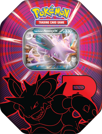 Pokémon TCG: Team Rocket Tin - Nidoking ex