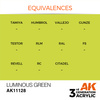 AK 3GEN Acrylics: Luminous Green 17ml