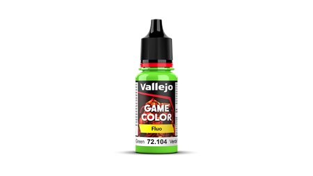 Vallejo: 72.104 - Game Color - Fluo - Green (18 ml)