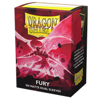 Dragon Shield Dual Matte Sleeves - Fury 'Alaric, Crimson King' (100 Sleeves)