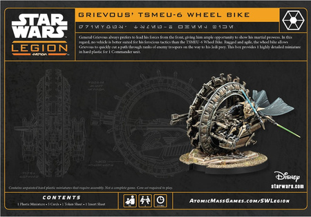 Star Wars: Legion 2.0 - Grievous' TSMEU-6 on Wheel Bike