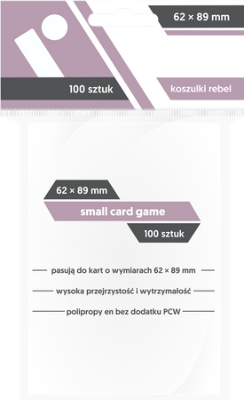 REBEL Small Card Game (59x86 mm) 100 szt