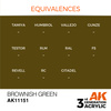 AK 3GEN Acrylics: Brownish Green 17ml