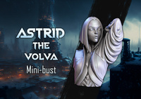 Astrid: Powerful Volva from Uppsala - Mini Bust