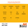 AK 3GEN Acrylics: Yellow 17ml