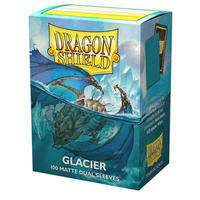 DRAGON SHIELD STANDARD MATTE DUAL SLEEVES - GLACIER MINIOM (100 SLEEVES)