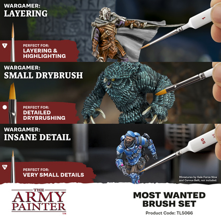 The Army Painter - Most Wanted Brush Set