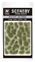 Vallejo: Scenery - Wild Tuft - Dry Green (6 mm)x35