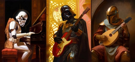 Gaming mat 90x40cm - Cantina Band - Kraken Wargames