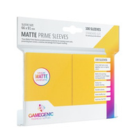 Matte Prime CCG Sleeves - Yellow (100 szt)