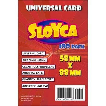 Koszulki Sloyca - Universal Card (58x88 mm) 100 szt