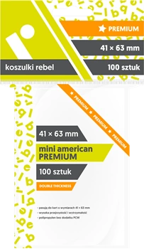 REBEL Mini American Premium (41x63 mm) 100 szt