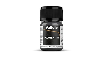 Vallejo: 73.116 - Pigment FX - Carbon Black Smoke Black (35 ml)