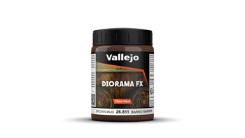 Vallejo: 26.811 - Diorama FX - Thick Mud - Brown Mud (200 ml)