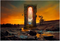 Mata do gier 90x40cm - Doorway Wolf - Kraken Wargames