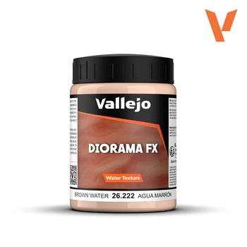 Vallejo: 26.222 - Diorama FX - Water Texture - Brown Water (200 ml)