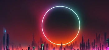 Mata do gier 90x40cm - Neon Skylit - Kraken Wargames