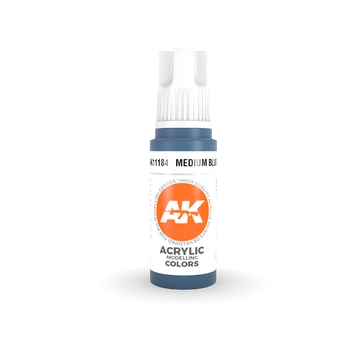 AK 3GEN Acrylics: Medium Blue 17ml