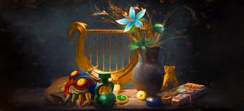 Mata do gier 90x40cm - Zelda Stillleben - Kraken Wargames