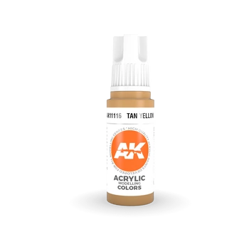 AK 3GEN Acrylics: Tan Yellow 17ml