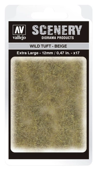 Vallejo: Scenery - Wild Tuft - Beige (12 mm)x17